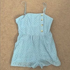 tilly’s blue floral romper!!